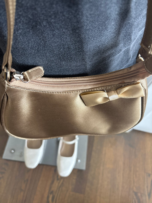 Gold Y2K prom purse