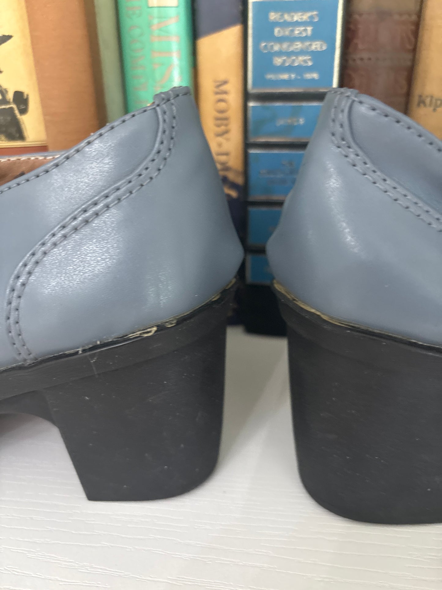 Dadawen light blue Mary Janes — view 5