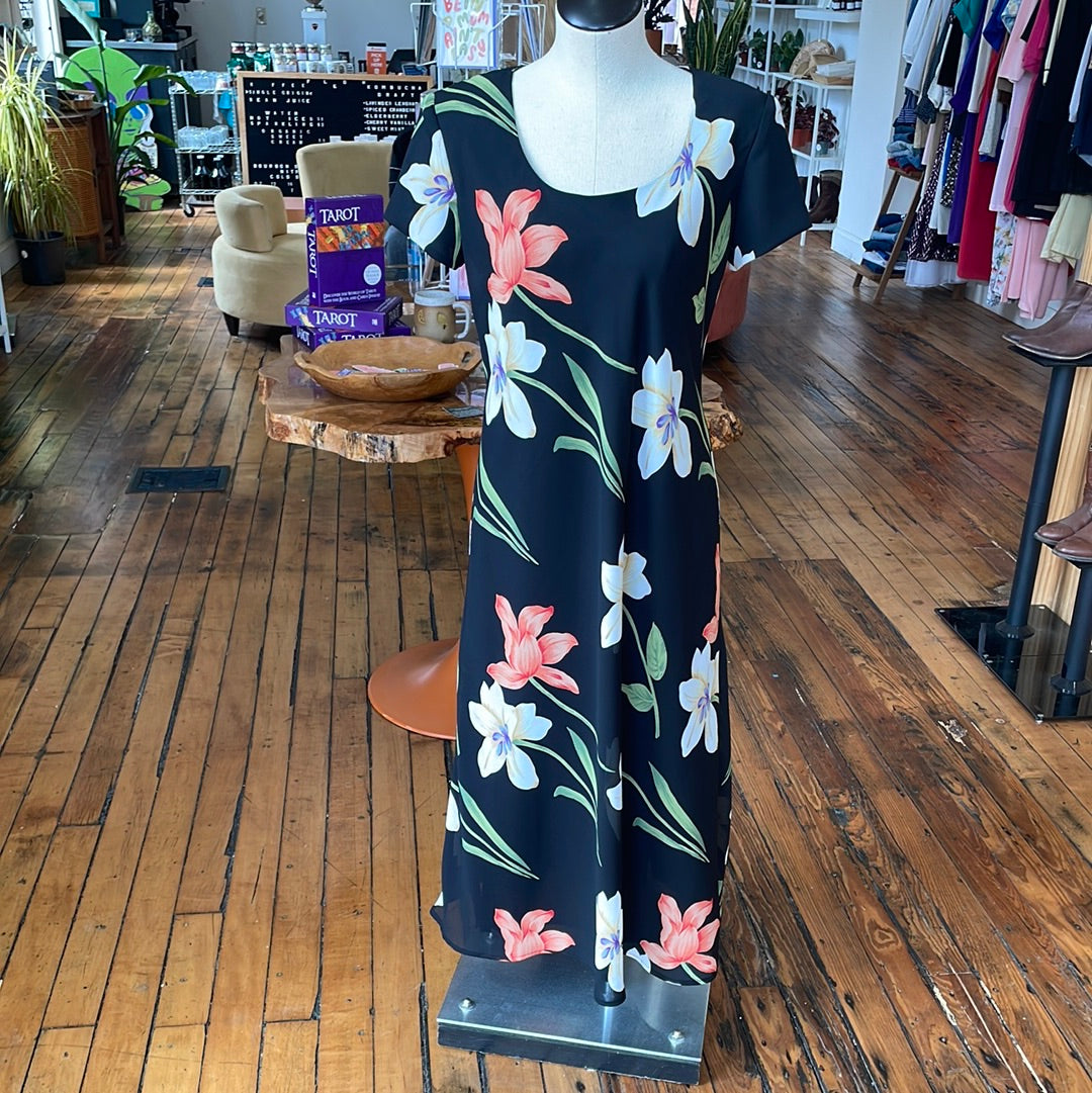 jessica howard maxi dresses Jessica Howard Green Floral Halter Maxi Sleeveless Dress Size 12 (NWT)