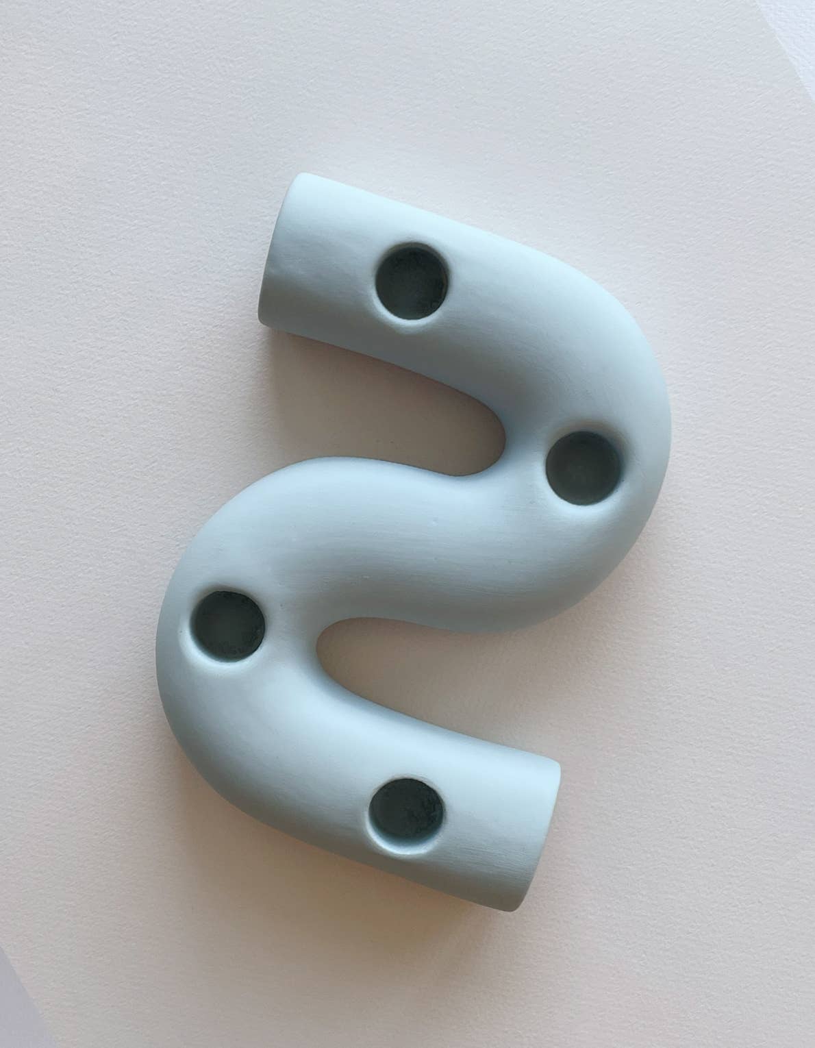 Squiggle Taper Candle Holder