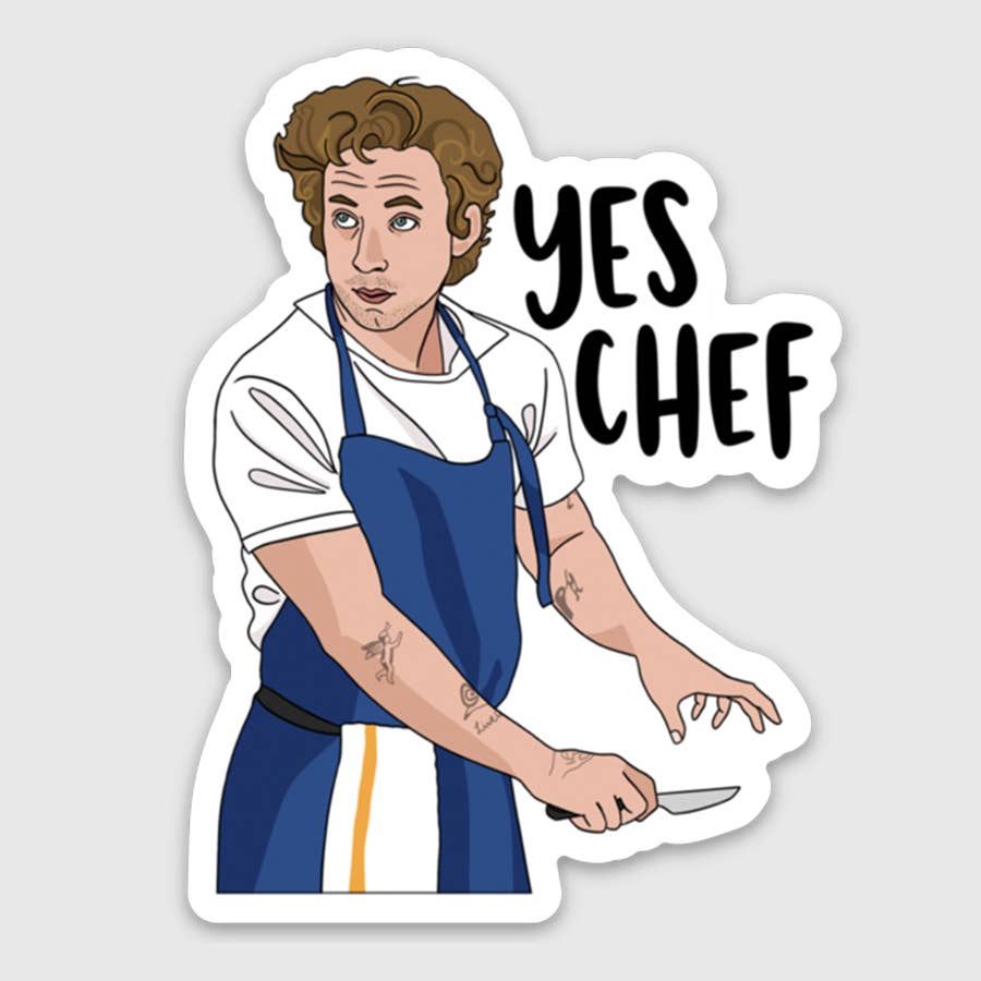 The Bear Yes Chef Sticker