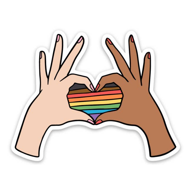 Pride Heart Sticker