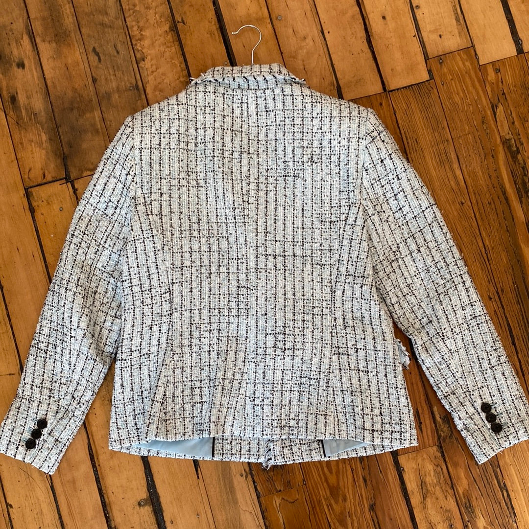 Karl Lagerfeld Mixed Blend Blazer Jacket