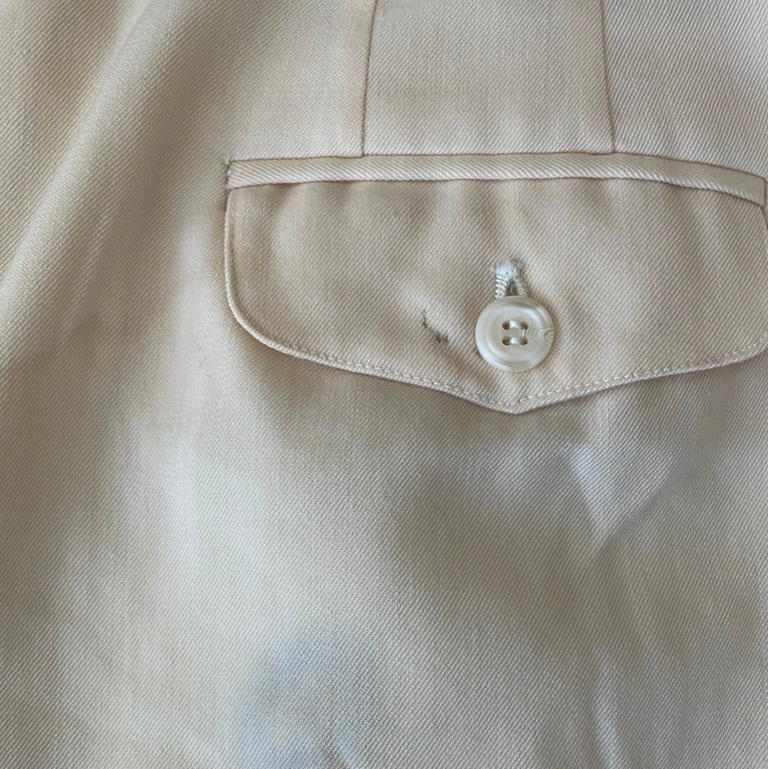 Liz Claiborne Pleated Winter White Pant