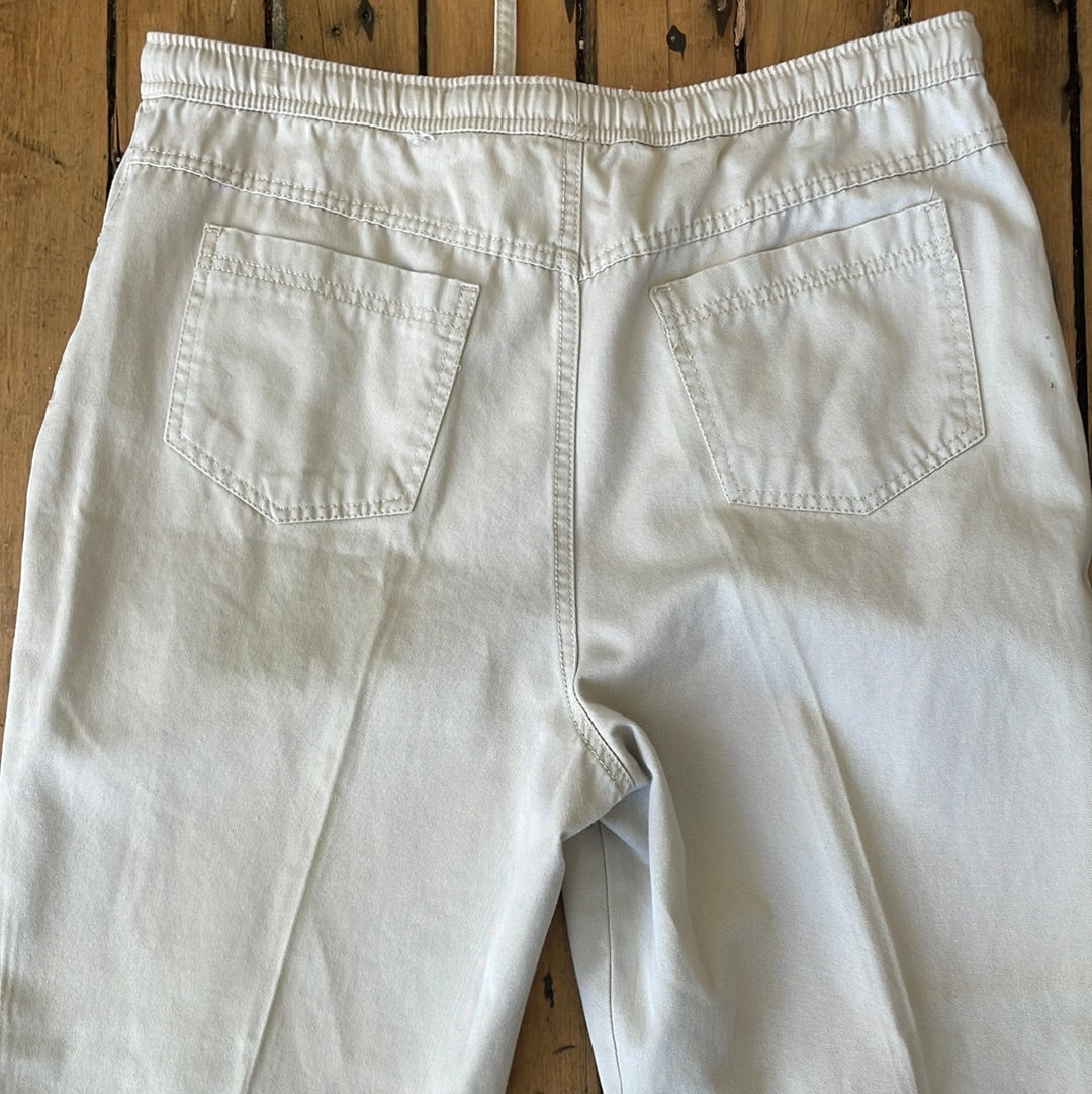 Gloria Vanderbilt Tie-Waist Khakis