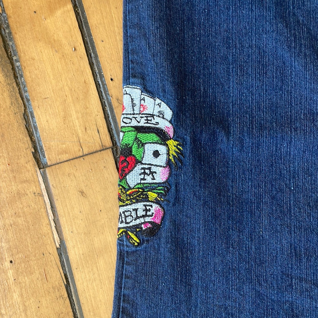 Ed Hardy Patchwork Denim