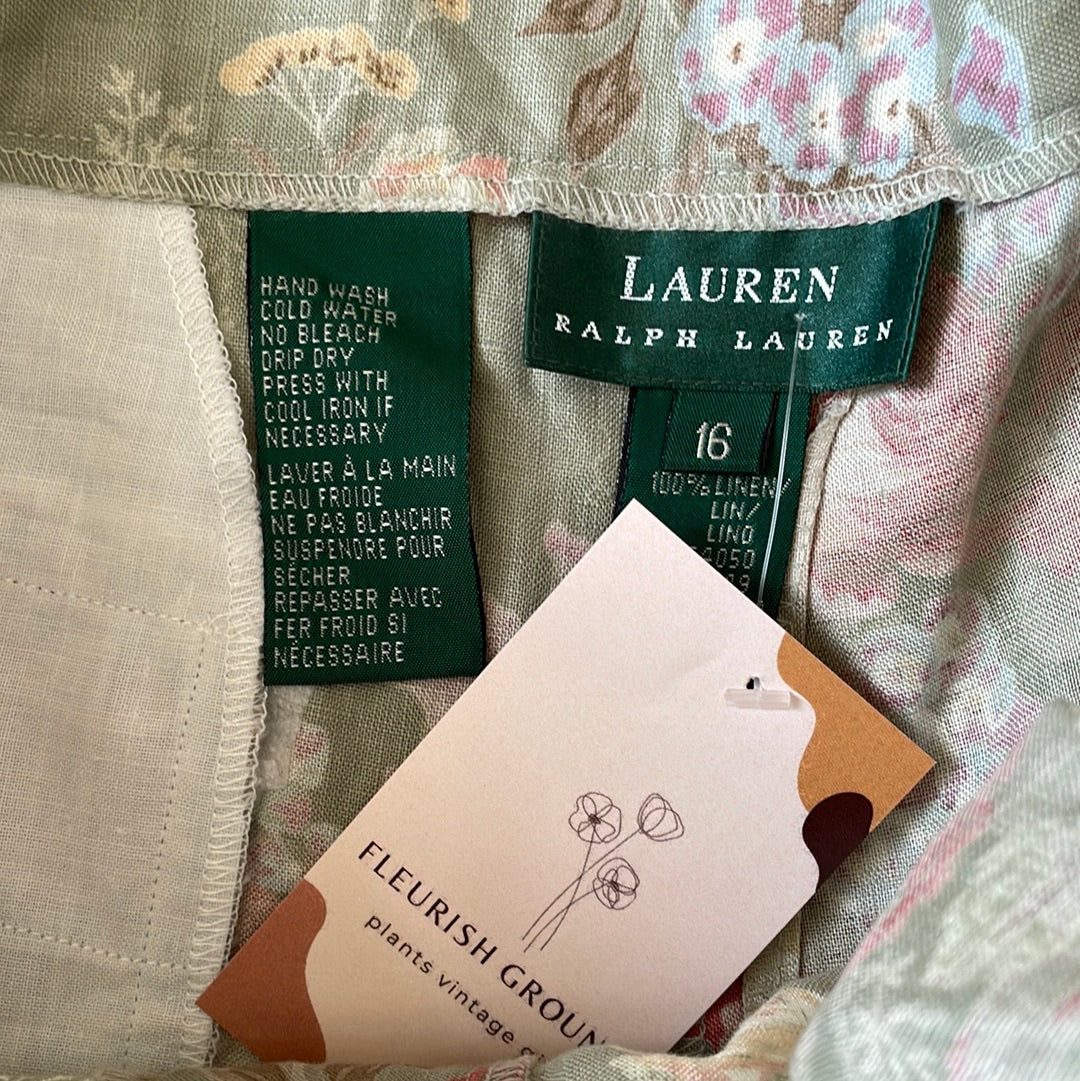 Ralph Lauren Pleated Floral Shorts