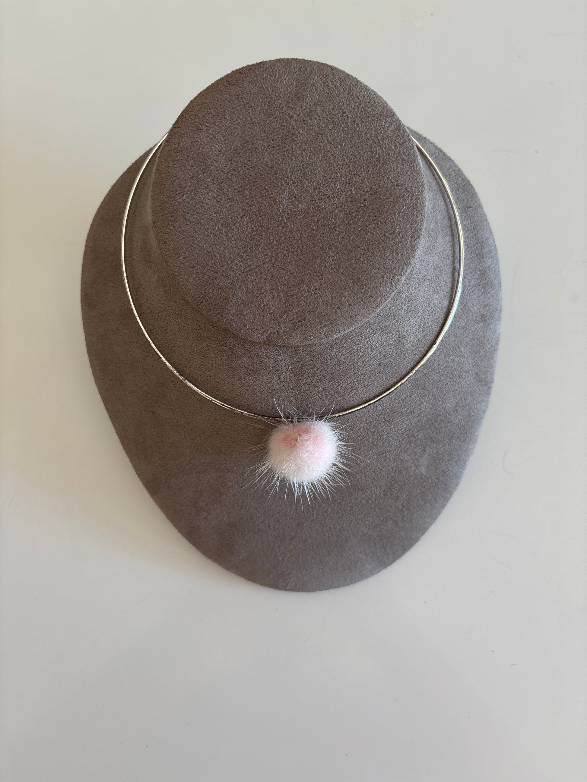 Y2K pom-pom necklace duo — view 4