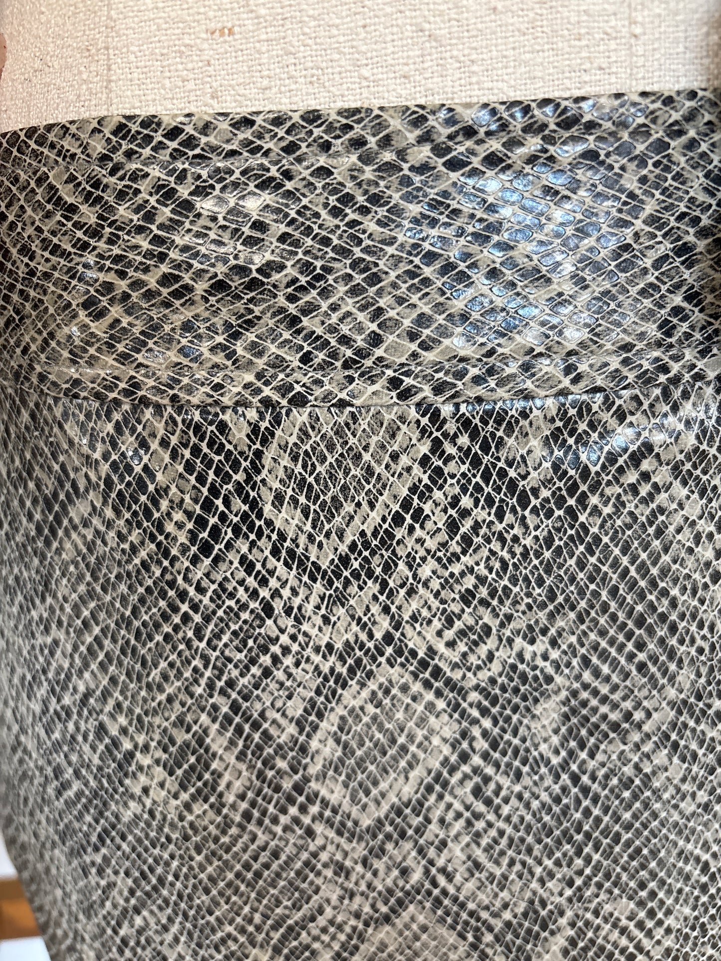 Y2K Xhilaration faux snake skin skirt