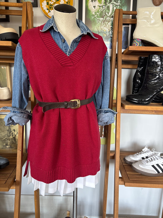 Sleeveless Sweater Vest