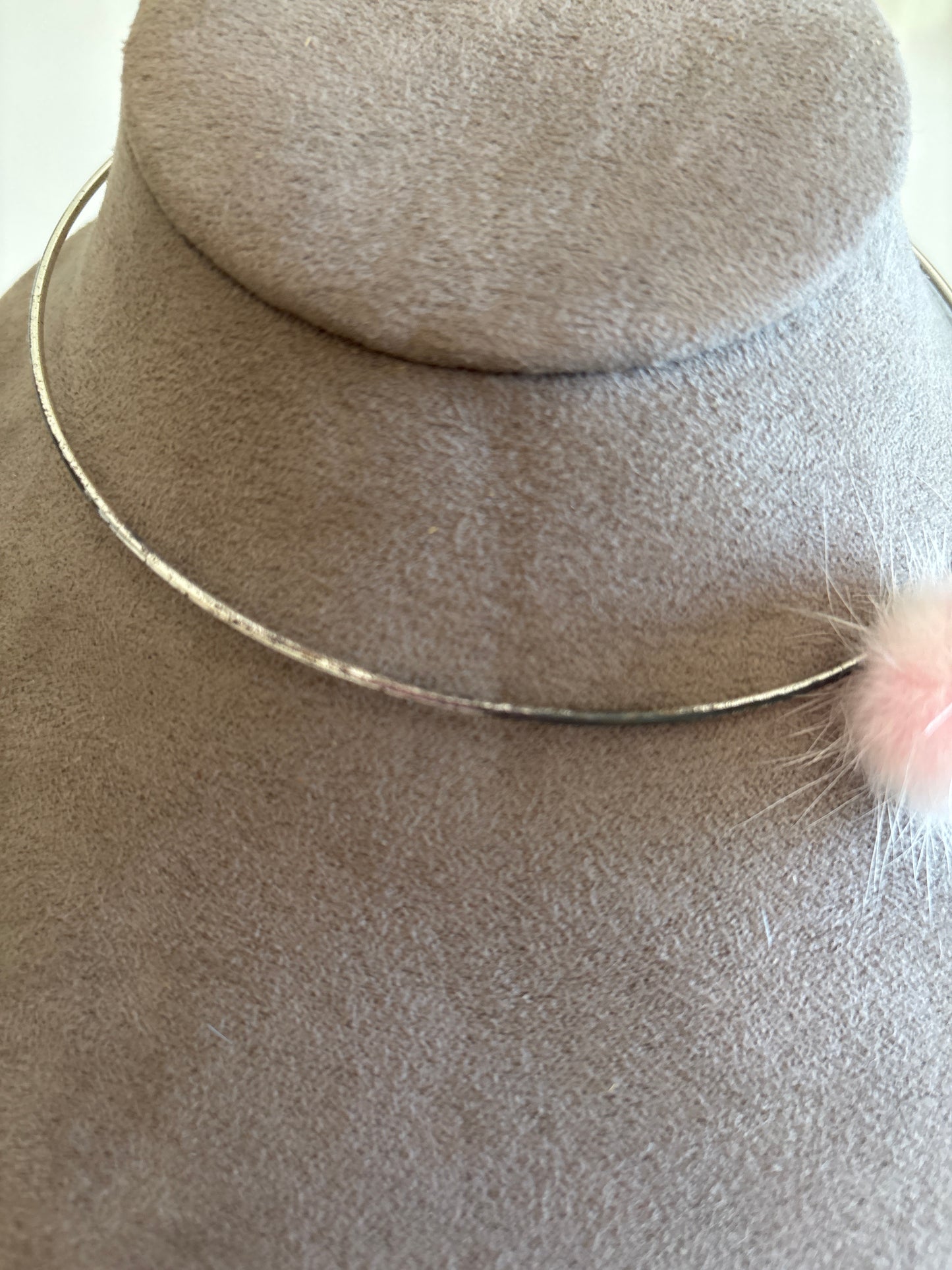 Y2K pom-pom necklace duo — view 5