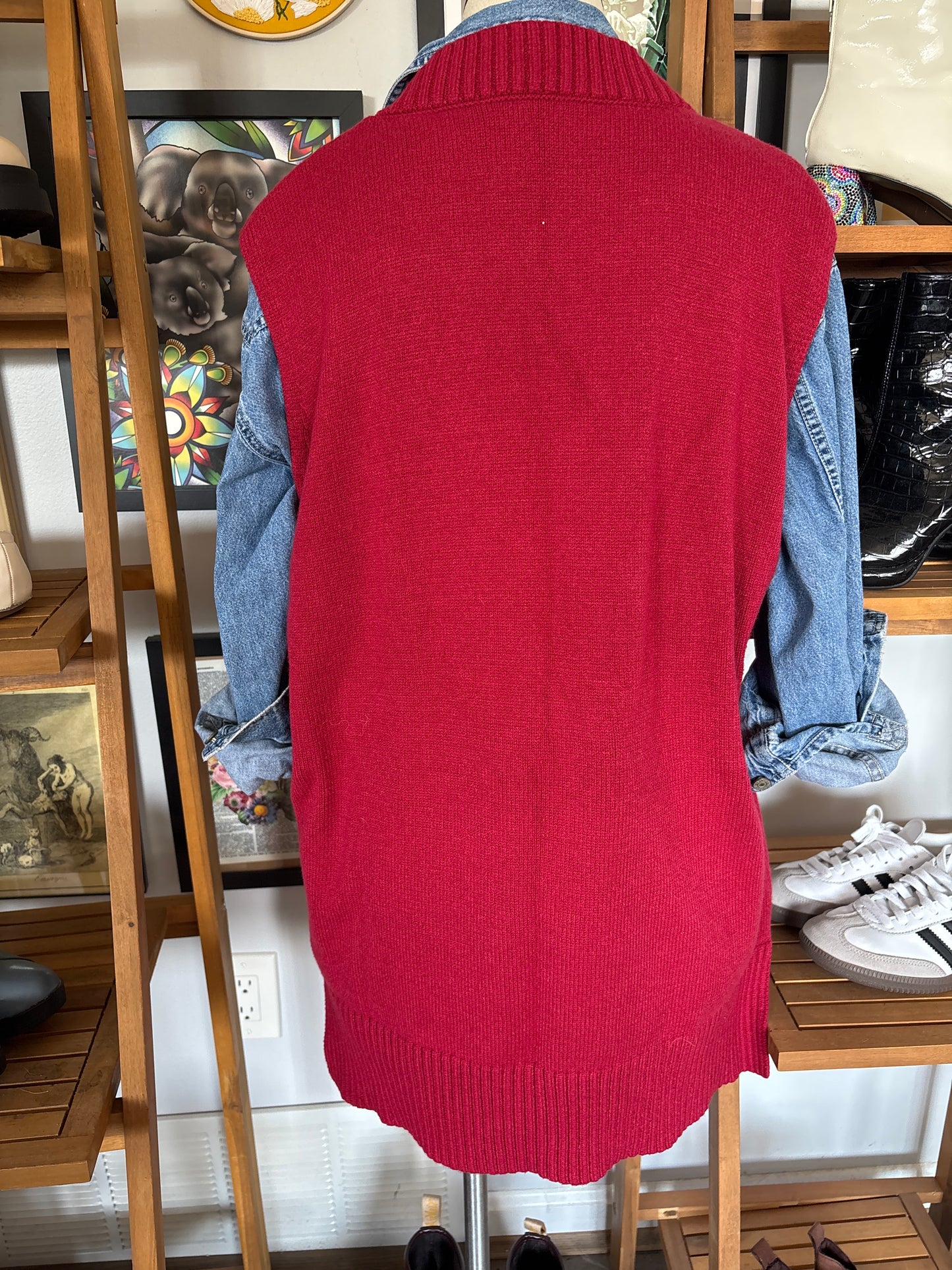 Sleeveless Sweater Vest