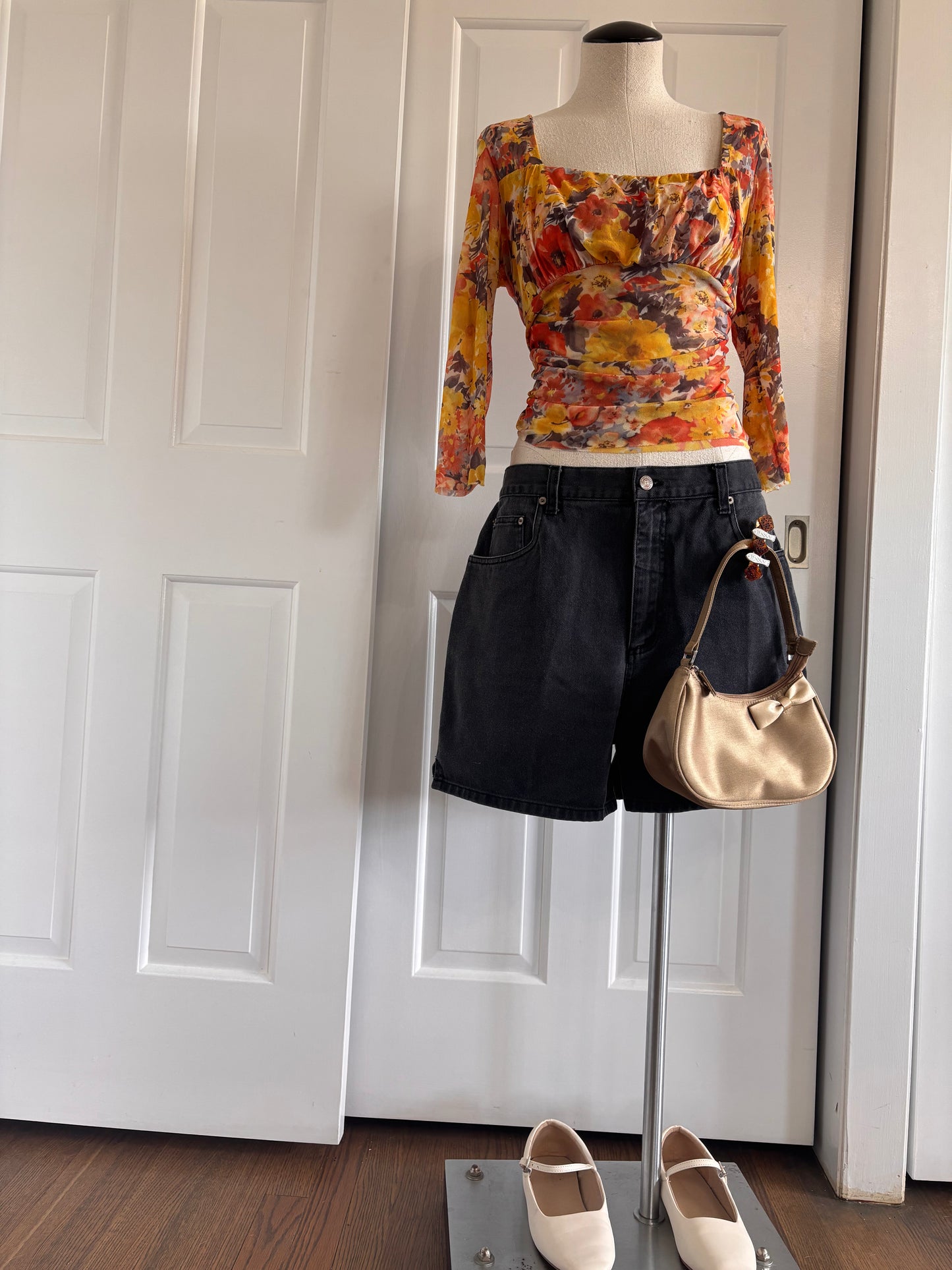 Daisy and Ivy sheer Y2K top
