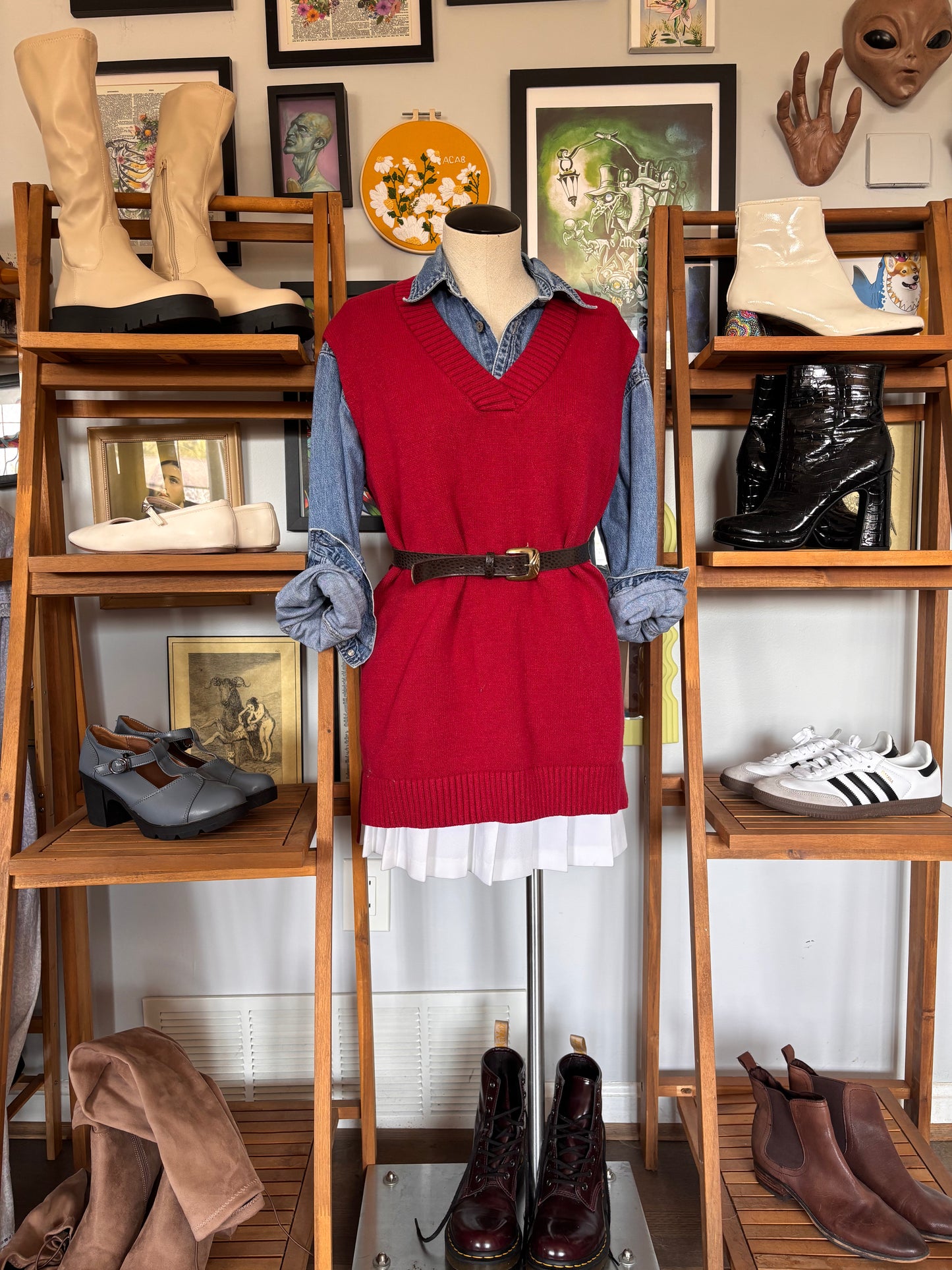 Sleeveless Sweater Vest
