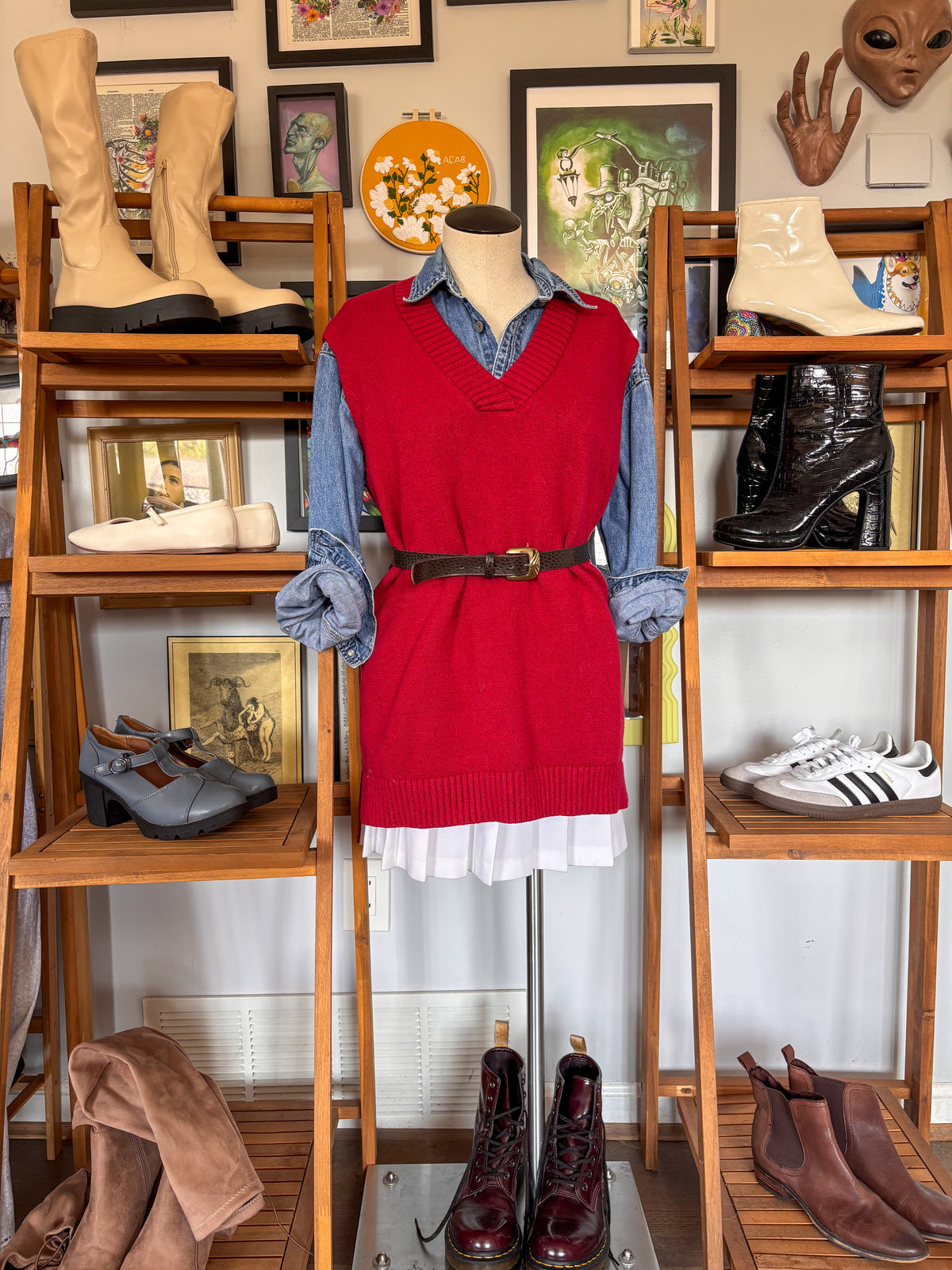 Sleeveless Sweater Vest
