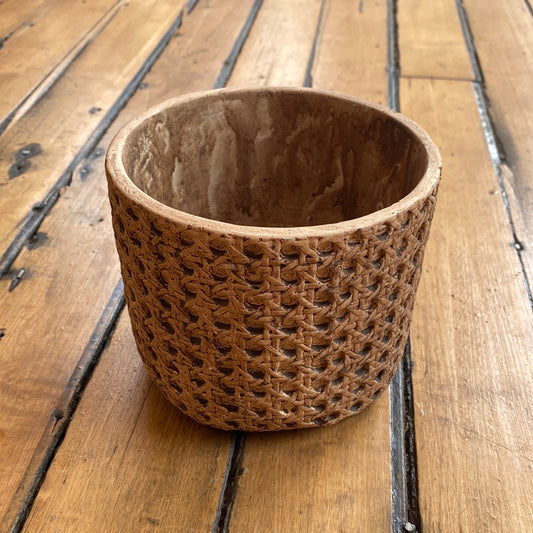 4.5” Woven Pattern Pot
