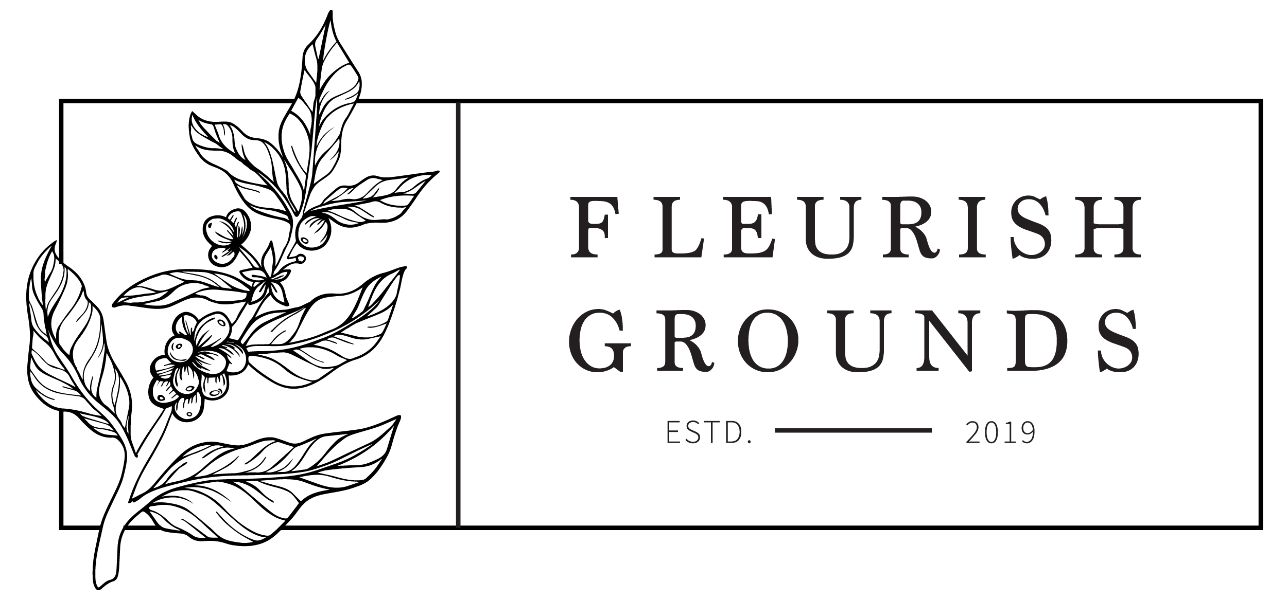 Fleurish Grounds Logo