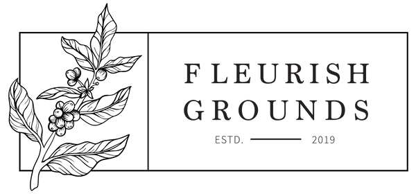 Fleurish Grounds Logo