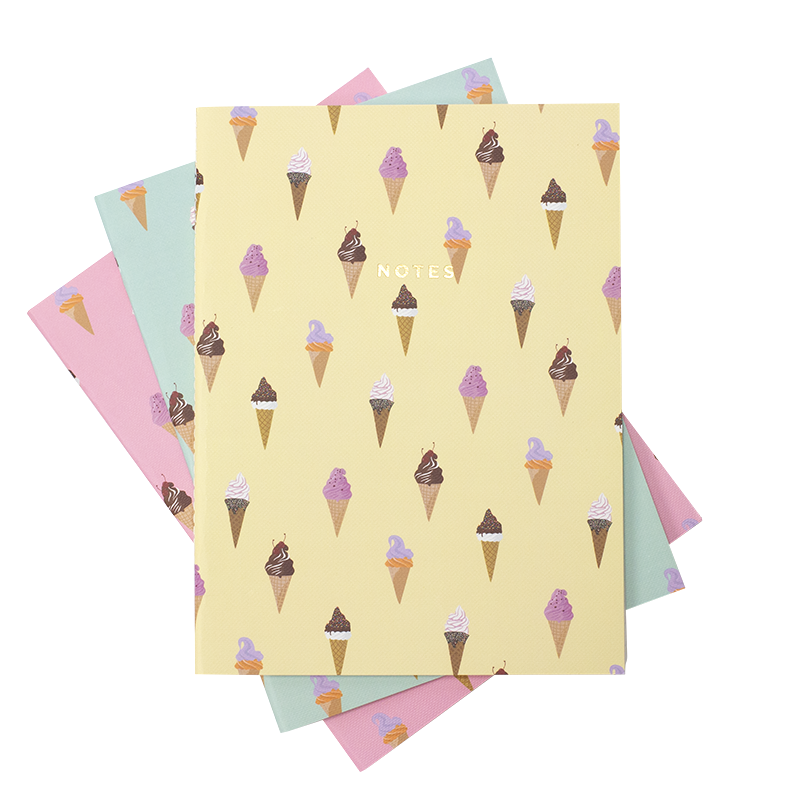 Ice Cream Pattern Notebook