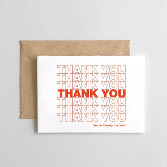 Thank You You're Literally the Best boxed set of six cards by Spaghetti & Meatballs
