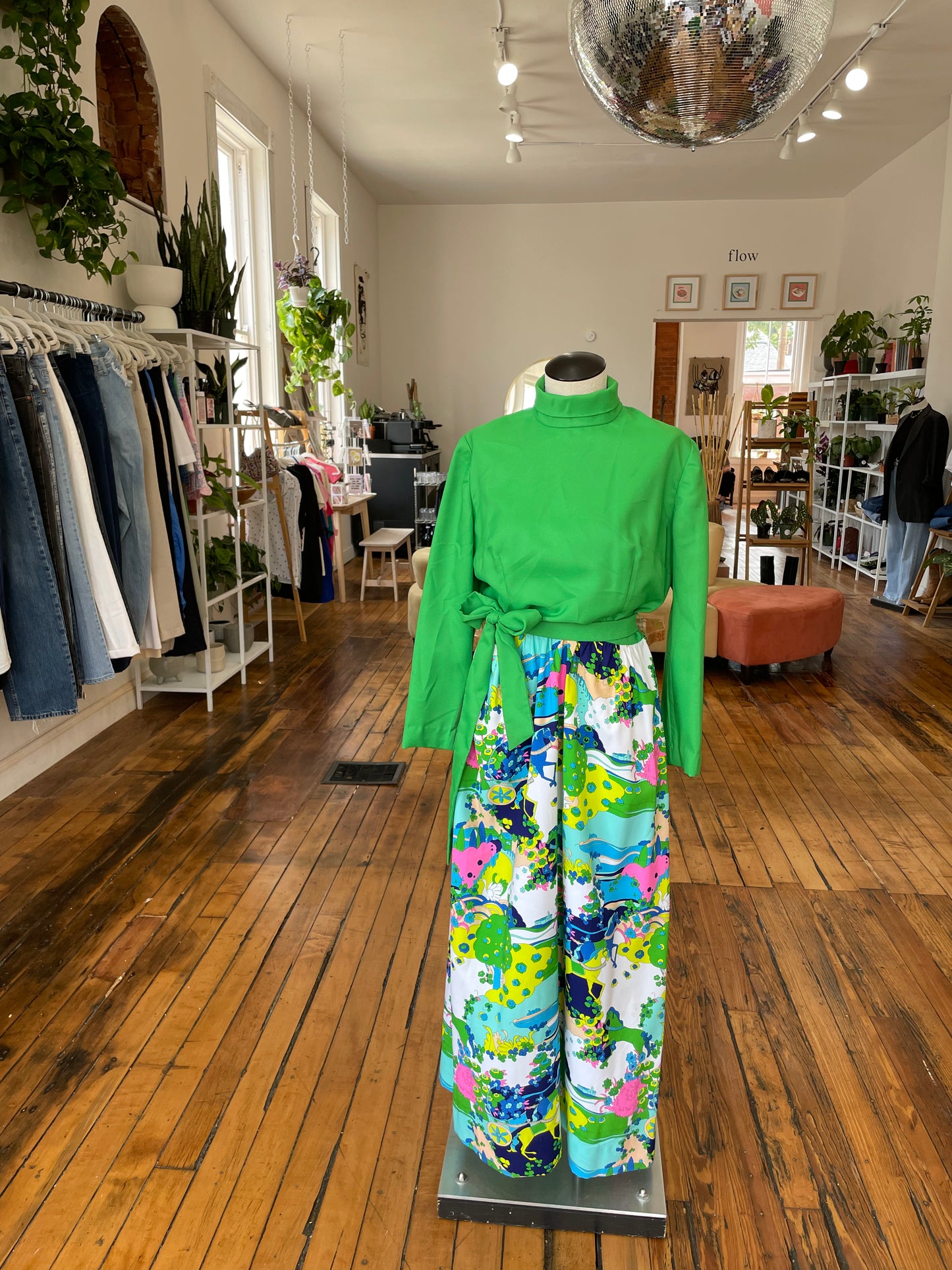 60’s printed dress