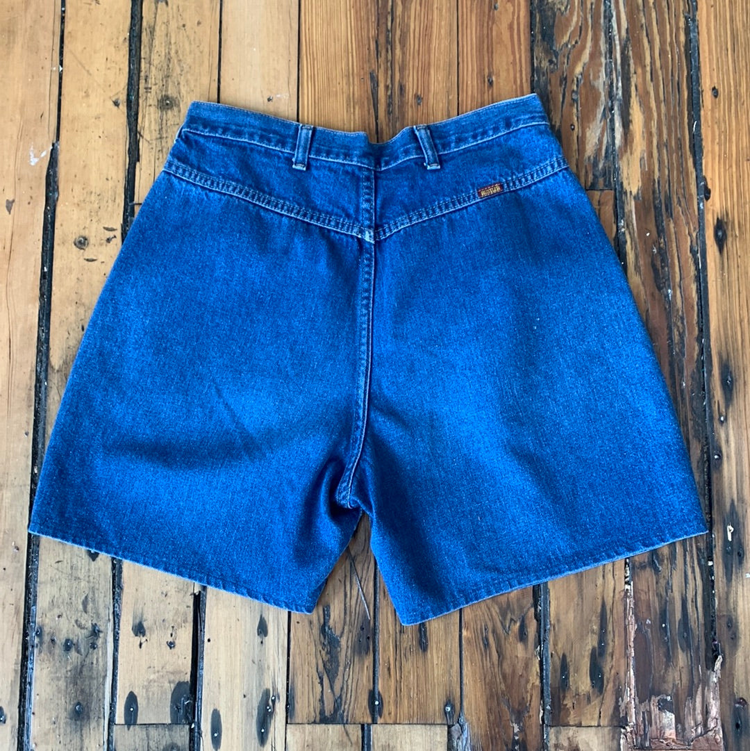 Rustler Pleated Denim Shorts