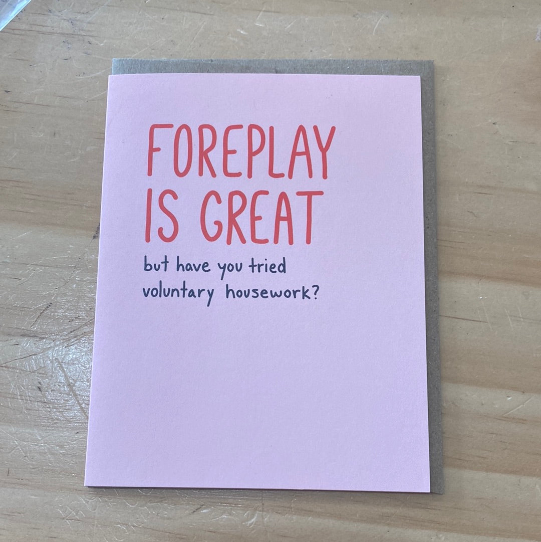 Foreplay is Great Card