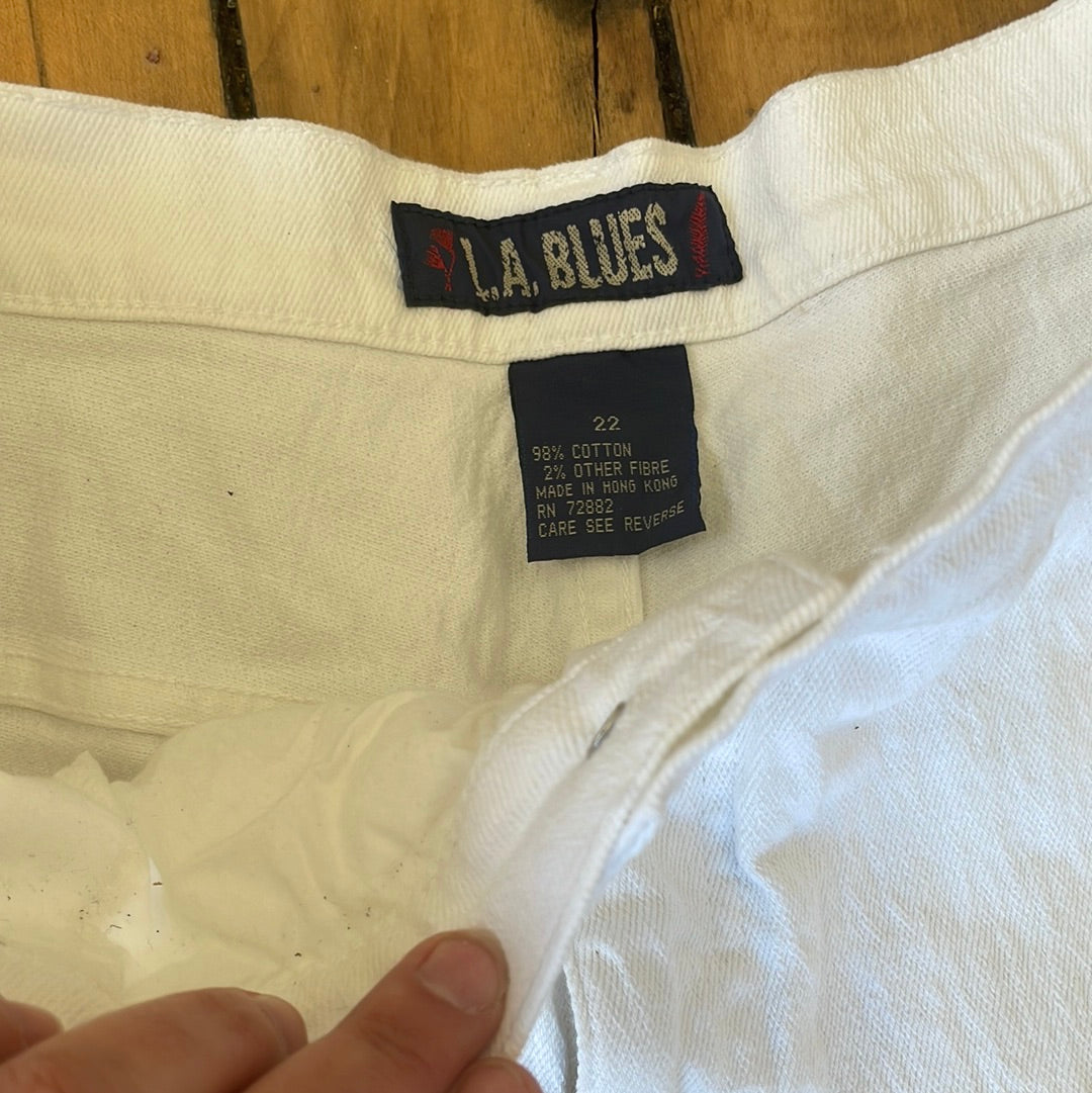L.A. Blues White Denim
