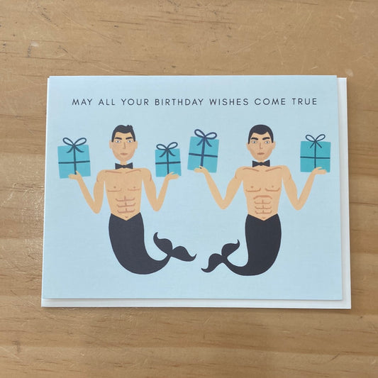 Birthday Merman Card