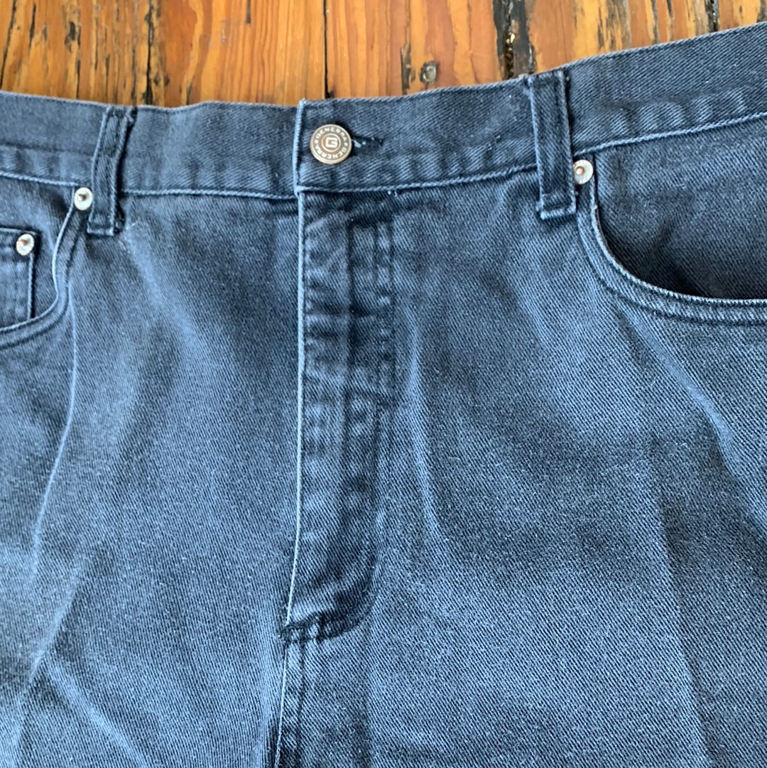Generra Black Denim Shorts