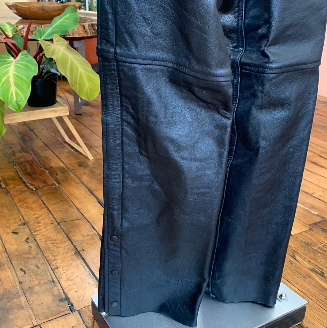 Leather Motorcycle Chaps