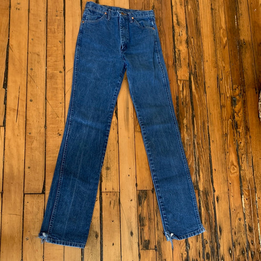 Vintage Wrangler jeans, 28 by 35 inches