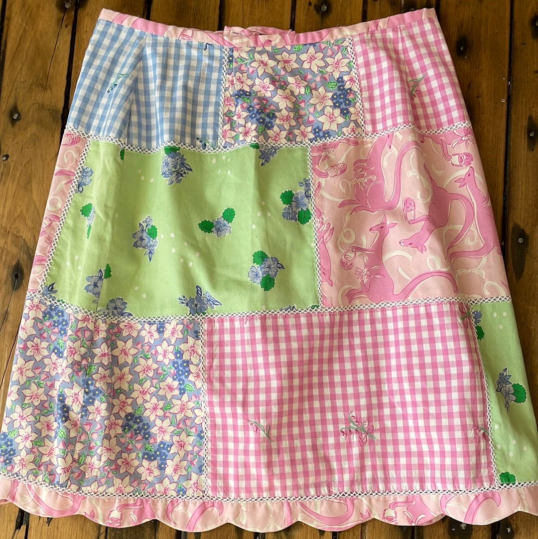Lilly Pulitzer Patchwork Skirt