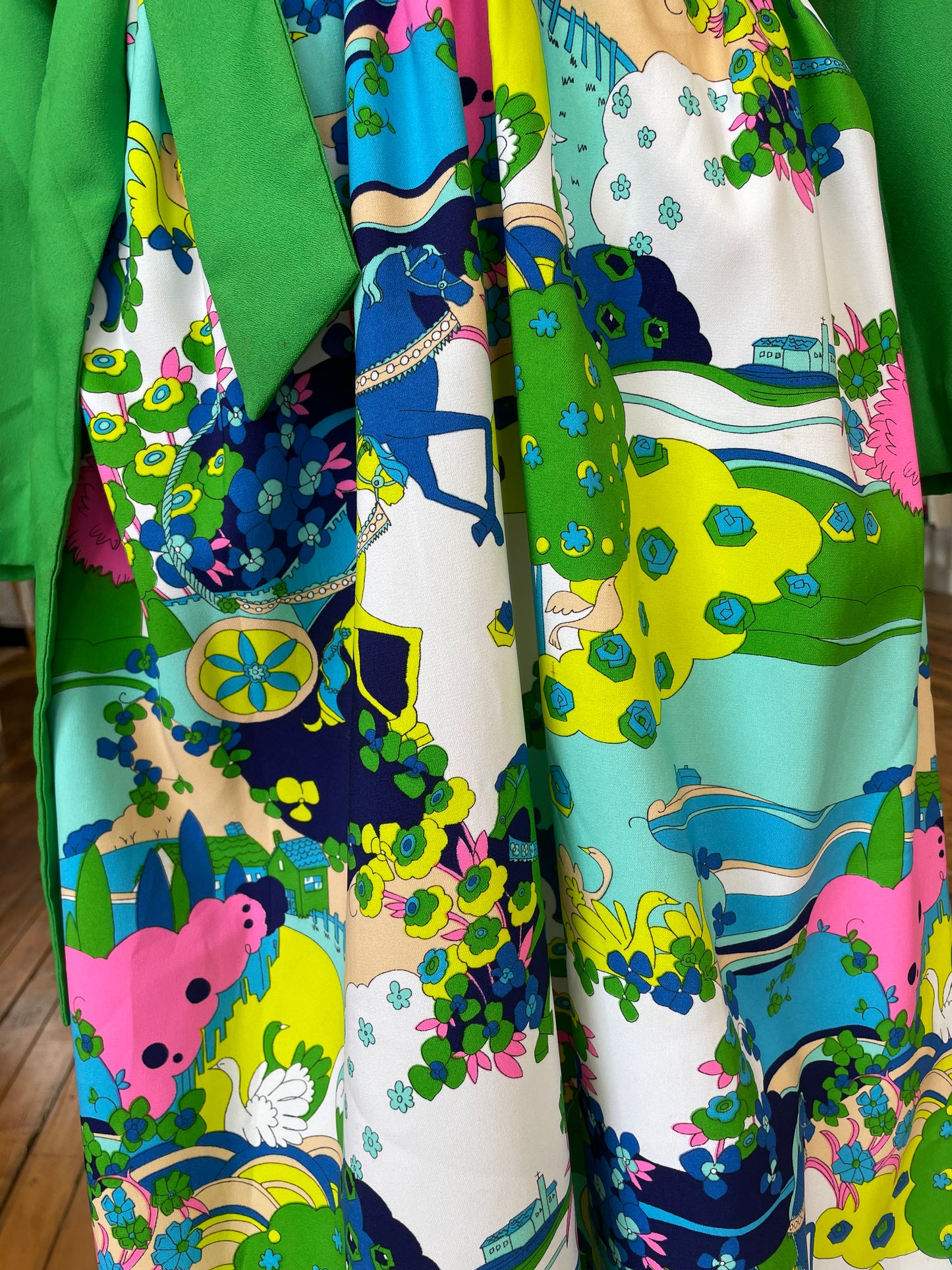 60’s printed dress