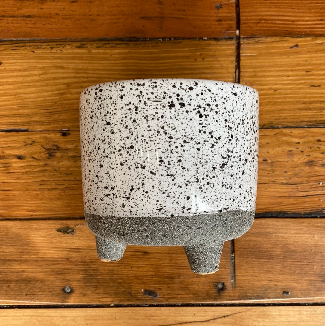 Paint Splatter 4” Ceramic Pot